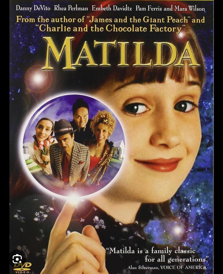 Danny DeVito Rhea Perlman Embeth Davidtz Pam Ferris and Mara Wilson From the author of "James and the Giant Peach" and "Charlie and the Chocolate Factory" MATILDA DVD "Matilda is a family classic for all generations. Alan Silverman, VOICE OF AMERICA VIDEO,
