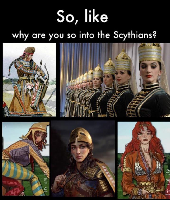 I So, like why are you so into the Scythians?