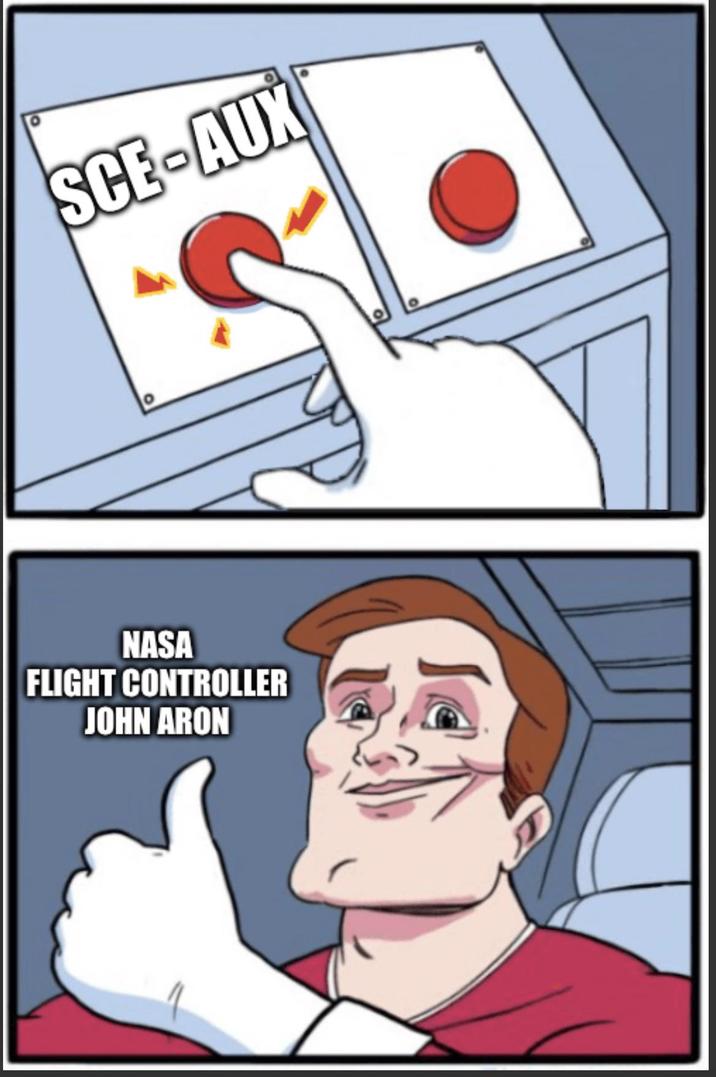 SCE-AUX NASA FLIGHT CONTROLLER JOHN ARON