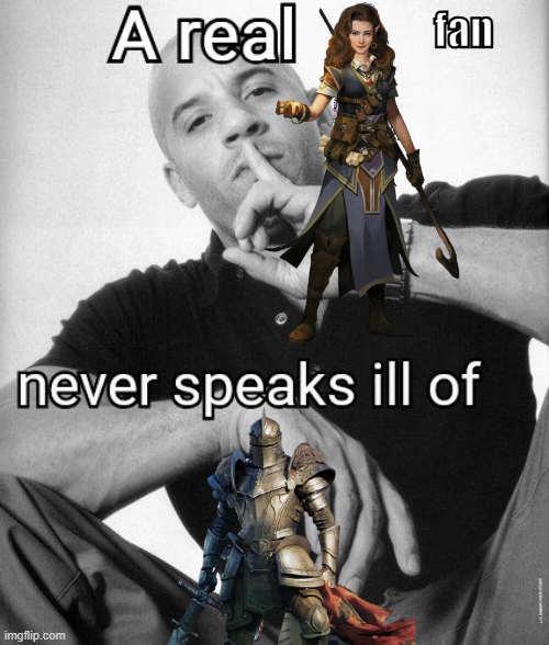 A real fam never speaks ill of imgflip.com
