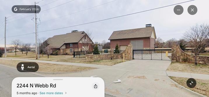 G February 2026 *** Aerial 2244 N Webb Rd 5 months ago See more dates > T