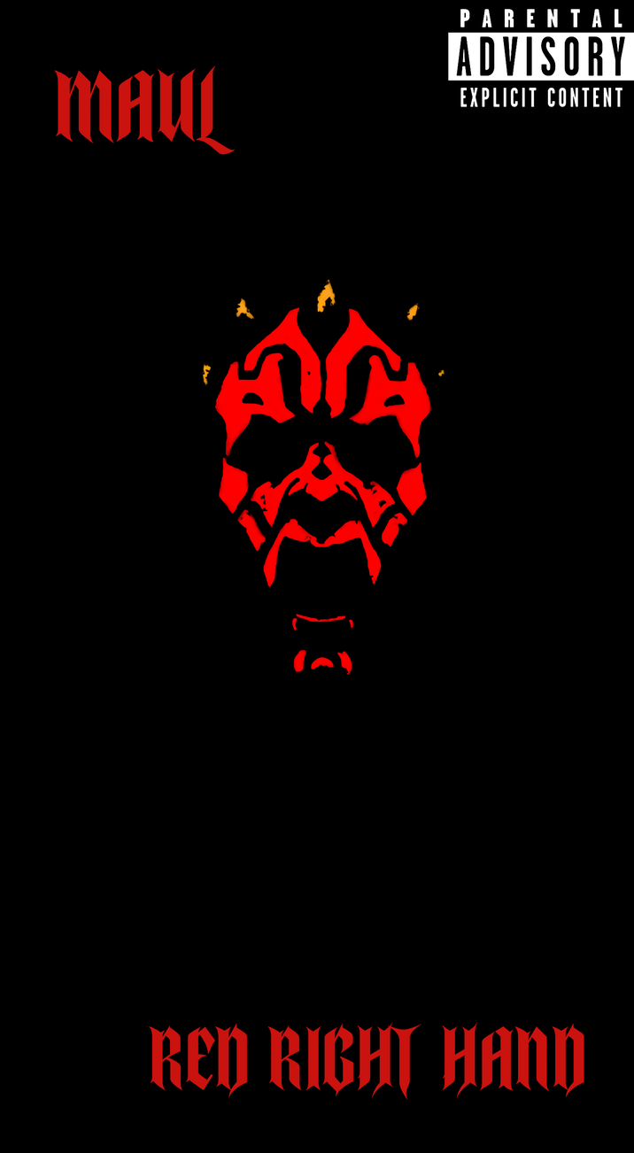 MAUL PARENTAL ADVISORY EXPLICIT CONTENT [3 RED RIGHT HAND