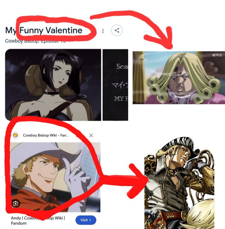 My Funny Valentine Cowboy Bebop. Episode To Cowboy Bebop Wiki - Fan... ✗ Andy | Cowbo Fandom op Wiki | Visit > < Sess マイ・ MY H NETFLIX