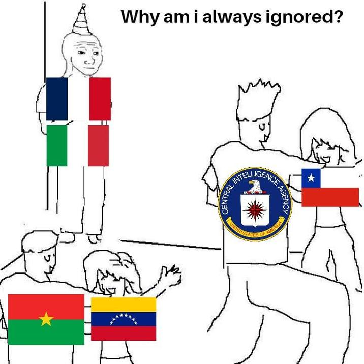 Why am i always ignored? CENTRAL INTELLIGENCE OF AMERICA AGENCY