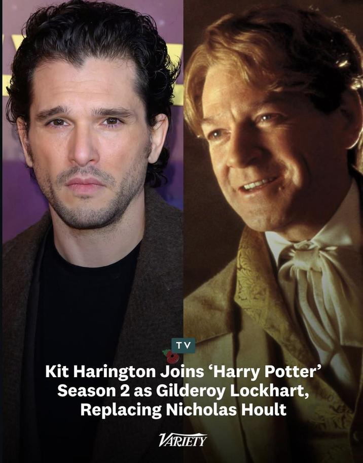 TV Kit Harington Joins 'Harry Potter' Season 2 as Gilderoy Lockhart, Replacing Nicholas Hoult VARIETY