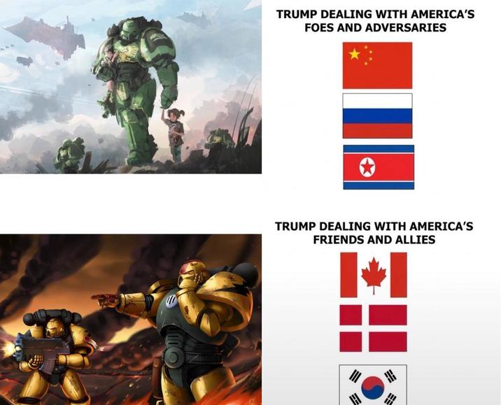 TRUMP DEALING WITH AMERICA'S FOES AND ADVERSARIES TRUMP DEALING WITH AMERICA'S FRIENDS AND ALLIES