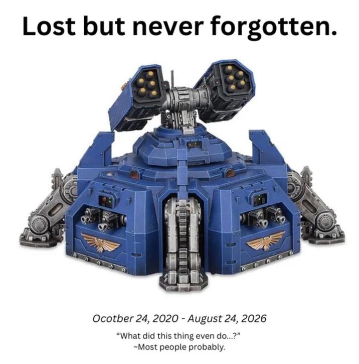Lost but never forgotten. Ocotber 24, 2020 - August 24, 2026 "What did this thing even do...?" -Most people probably.