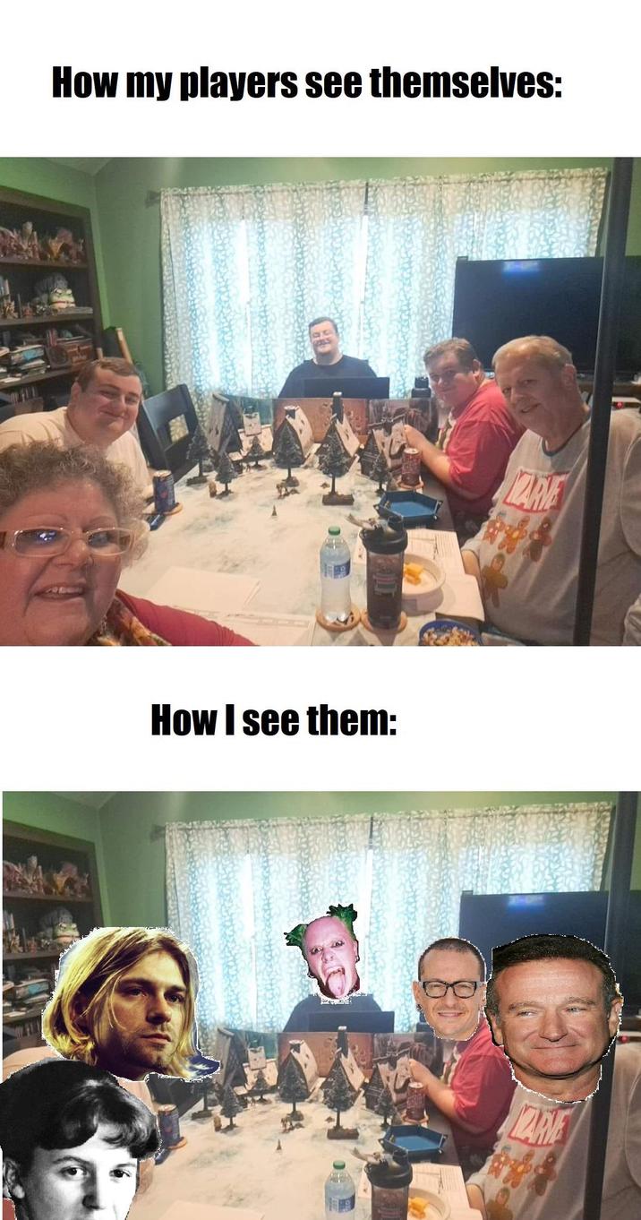 How my players see themselves: How I see them: CZARVE IZARVE
