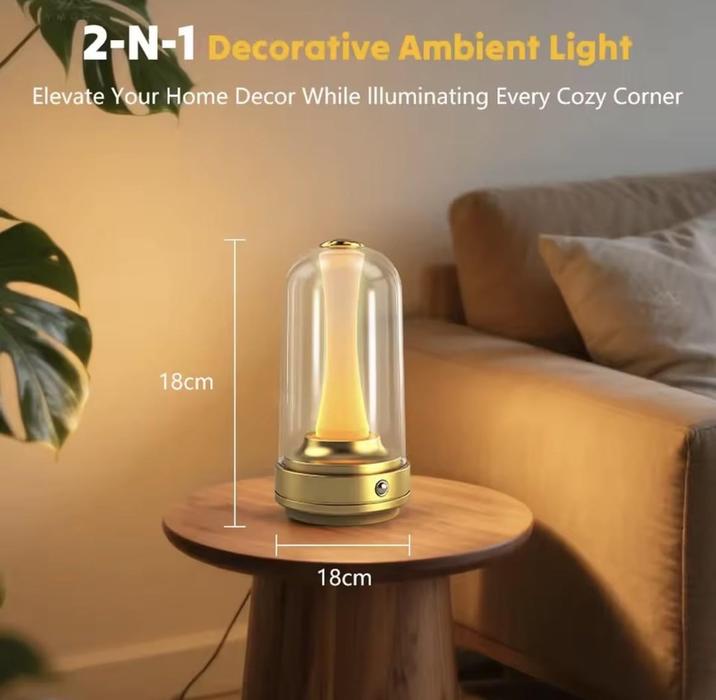 2-N-1 Decorative Ambient Light Elevate Your Home Decor While Illuminating Every Cozy Corner 18cm 18cm