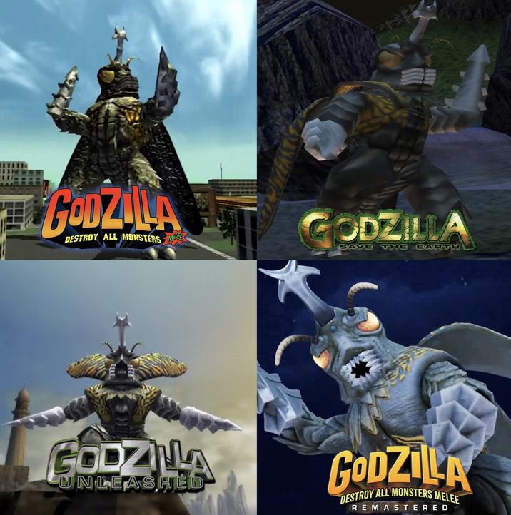 GODZILLA DESTROY ALL MONSTERS ME GODZILLA SAVE THE EARTH GODZILLA UNLEASHED GODZILA DESTROY ALL MONSTERS MELEE REMASTERED