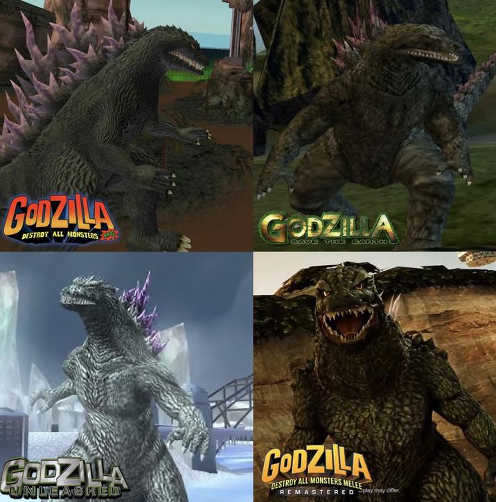 GODZILLA DESTROY ALL MONSTERS GODZILLA SAVE THE EARTH GODZILLA UNLEASHED GODZILLA DESTROY ALL MONSTERS RS MELEE REMASTERED play may differ.