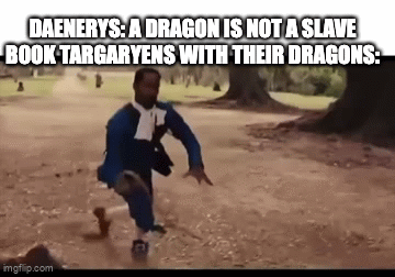 DAENERYS: A DRAGON IS NOT A SLAVE BOOK TARGARYENS WITH THEIR DRAGONS: imgflip.com