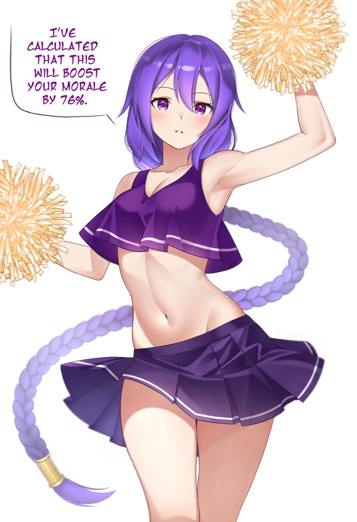 I'VE CALCULATED THAT THIS WILL BOOST YOUR MORALE BY 76%.