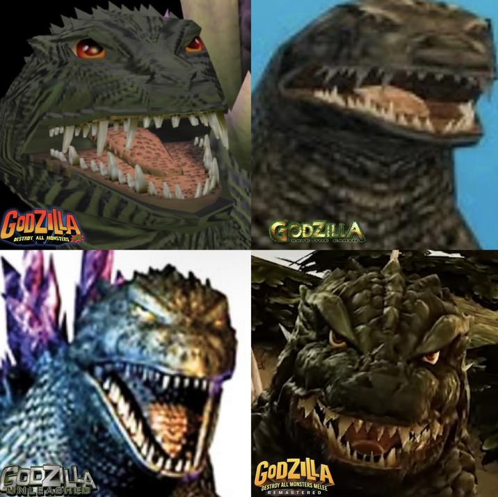 GODZILLA DESTROY ALL MONSTERS ME GODZILLA SAVE THE EARTH GODZILLA UNLEASHED GODZILLA DESTROY ALL MONSTERS MELEE REMASTERED