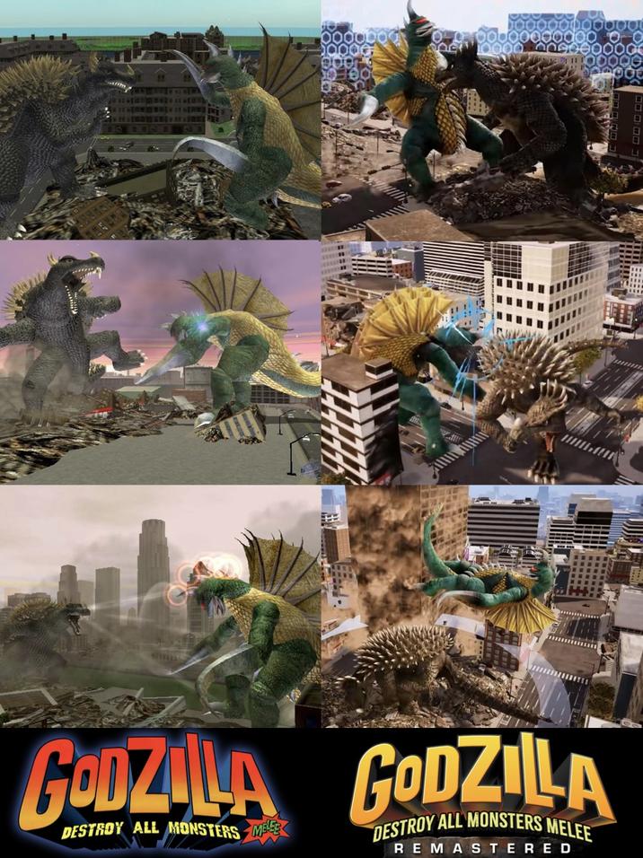 STURIAN GODZILLA GODZILA DESTROY ALL MONSTERS MEE DESTROY ALL MONSTERS MELEE REMASTERED