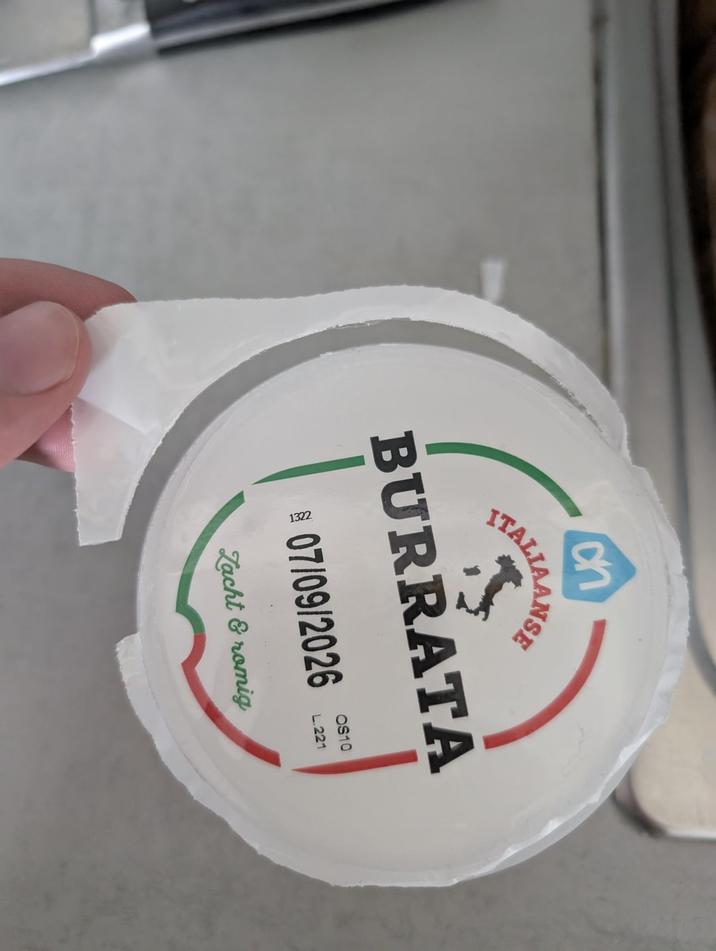 ch ITALIAANSP BURRATA 07/09/2026 Zacht & romig OS10 L.221