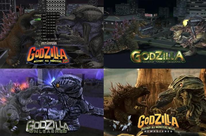 GODZILLA DESTROY ALL MONSTERS ME GODZILLA SAVE THE EARTH GODZILLA UNLEASHED GODZILLA DESTROY ALL MONSTERS MELEE REMASTERED