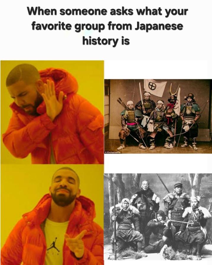 When someone asks what your favorite group from Japanese history is ExclusivePix க