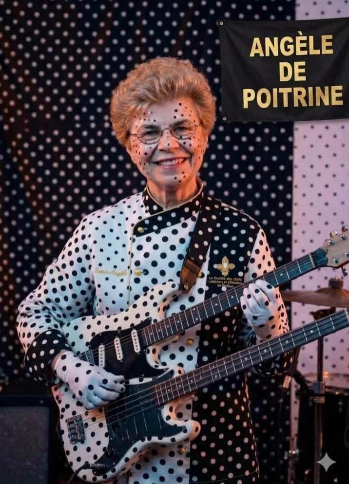 La Se lay style ANGÈLE DE POITRINE