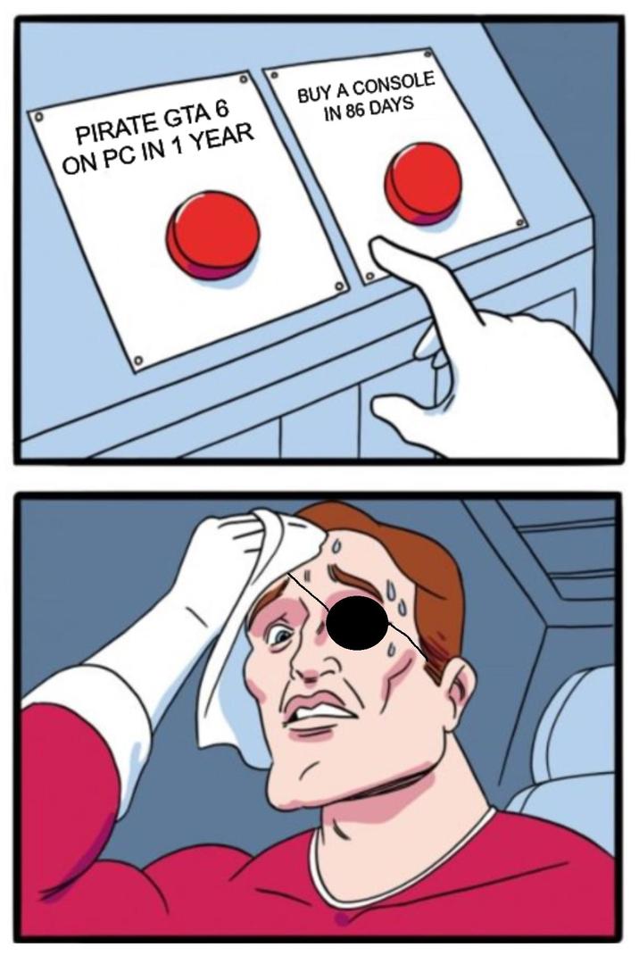 PIRATE GTA 6 ON PC IN 1 YEAR BUY A CONSOLE IN 86 DAYS Do