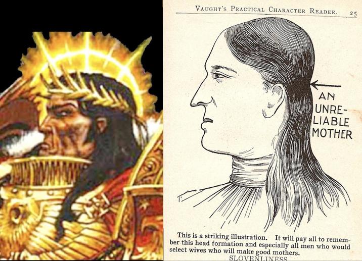 VAUGHT'S PRACTICAL CHARACTER READER. 25 AN UNRE- LIABLE MOTHER This is a striking illustration. It will pay all to remem- ber this head formation and especially all men who would select wives who will make good mothers. SLOVENLINESS