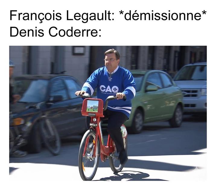 Denis Coderre chef de la CAQ François Legault: *démissionne* Denis Coderre: ROZZZ CAQ