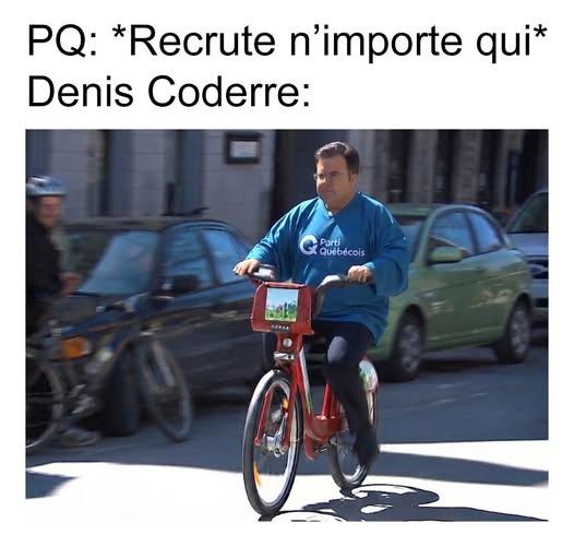 Denis Coderre candidat du Parti québécois PQ: *Recrute n'importe qui* Denis Coderre: Parti Québécois