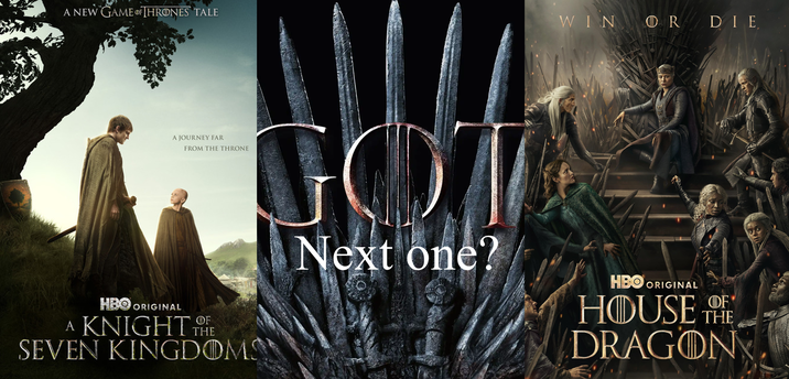 A NEW GAME OF THRONES TALE WIN OR DIE HBO ORIGINAL A JOURNEY FAR FROM THE THRONE A KNIGHT THE GOT SEVEN KINGDOMS Next one? HBO ORIGINAL DF HOUSE THE DRAGON