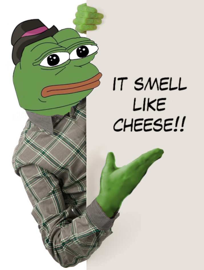 IT SMELL LIKE CHEESE!!