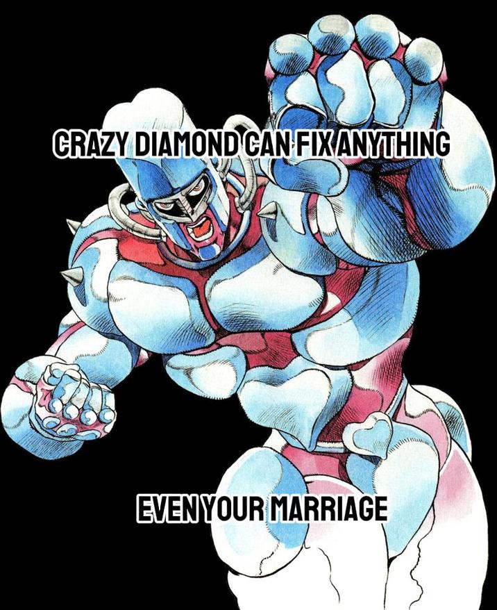 CRAZY DIAMOND CAN FIX ANYTHING EVEN YOUR MARRIAGE
