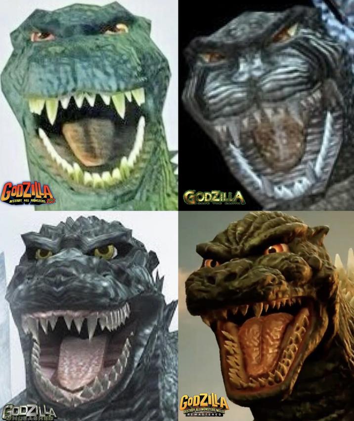 GODZILA DESTROY ALL MONSTERS GODZILLA SAVE THE BARCO GODZILLA UNLEASHED GODZILA DESTROY ALL MONSTERS MELEE REMASTERED