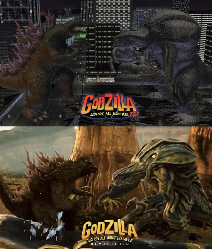 GODZILLA DESTROY ALL MONSTERS ME GODZILLA DESTROY ALL MONSTERS MELEE REMASTERED