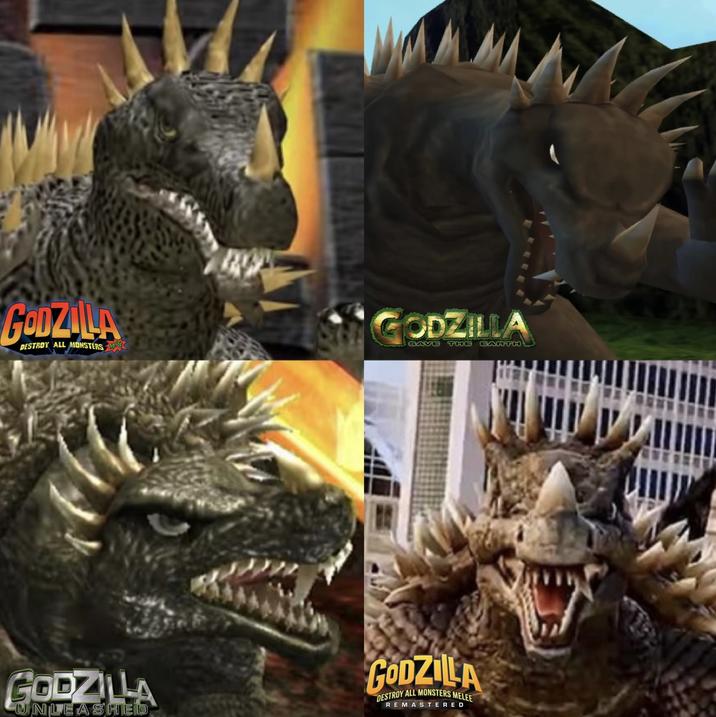 GODZILLA DESTROY ALL MONSTERS GODZILLA SAVE THE EART GODZILLA UNLEASHED GODZILLA DESTROY ALL MONSTERS MELEE REMASTERED