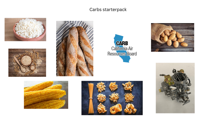 Carbs starterpack CARB California Air Resources Board