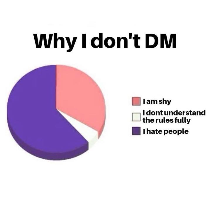Why I don't DM I am shy I dont understand the rules fully I hate people