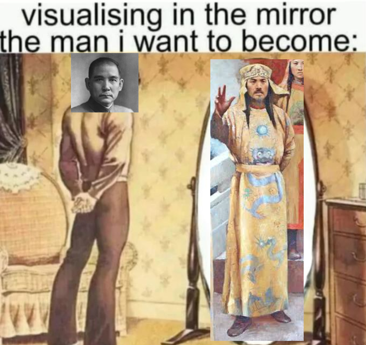 visualising in the mirror the man i want to become: