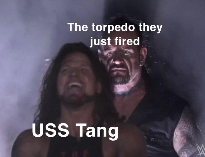 The torpedo they just fired USS Tang