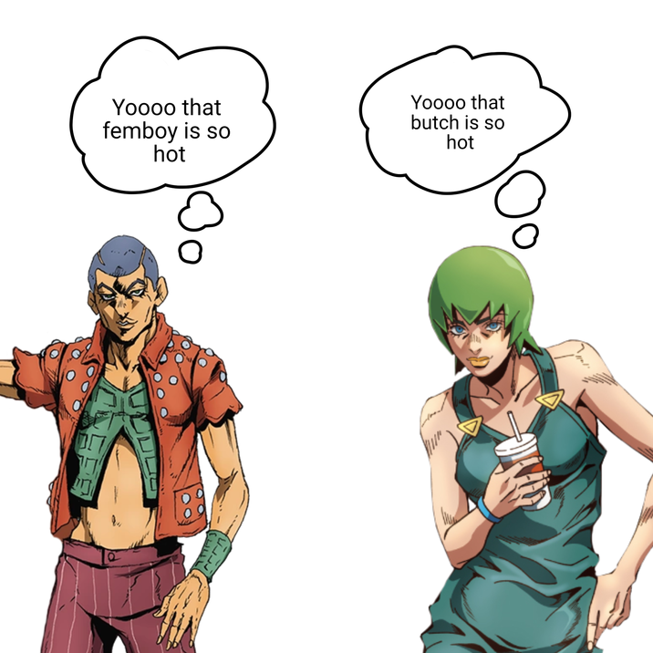 Yoooo that femboy is so Yoooo that butch is so hot hot