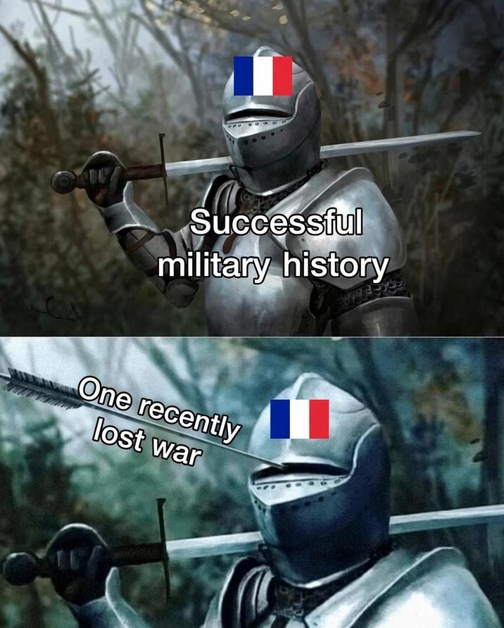 Successful military history One recently lost war