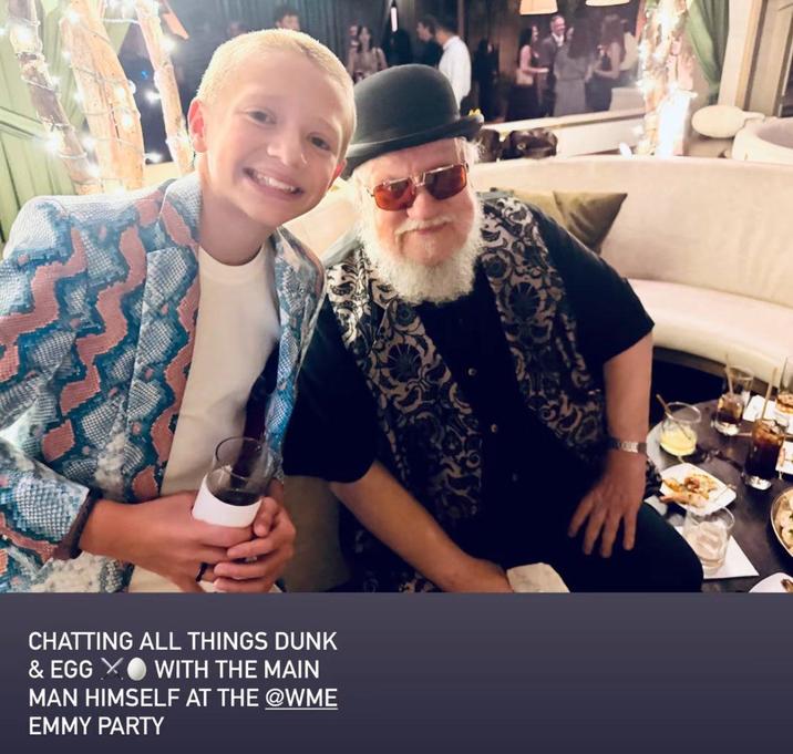 CHATTING ALL THINGS DUNK & EGG WITH THE MAIN MAN HIMSELF AT THE @WME EMMY PARTY