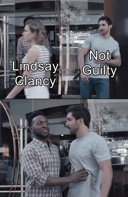 Not Lindsay Guilty Clancy Hansolo H