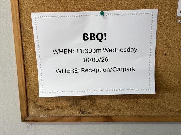 * r 育 BBQ! WHEN: 11:30pm Wednesday 16/09/26 WHERE: Reception/Carpark 育 # * 寫 * * 育 賣賣賣賣賣賣賣賣賣賣賣賣賣賣賣賣賣賣賣賣賣賣賣賣賣賣賣賣賣賣賣賣賣賣賣賣賣賣賣賣賣賣賣賣賣賣賣賣賣賣賣賣賣賣賣賣賣賣賣賣賣賣賣賣賣 * # # # *