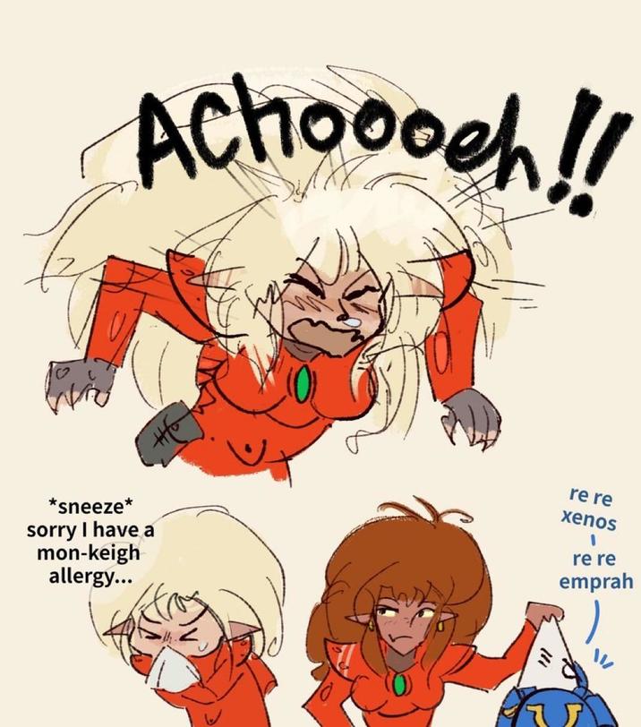 Achoooch!! *sneeze* sorry I have a mon-keigh allergy... re re xenos re re emprah