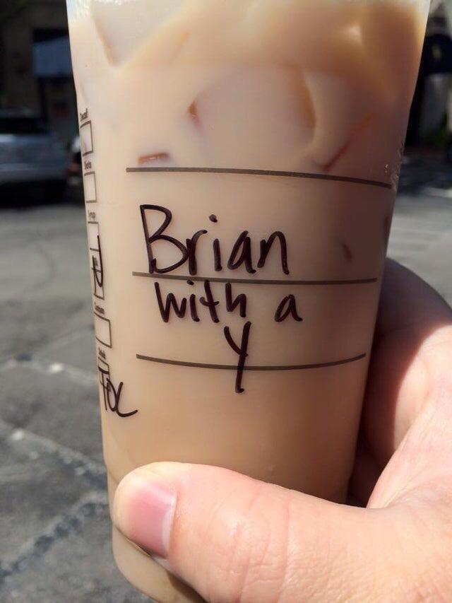 Brian то with a