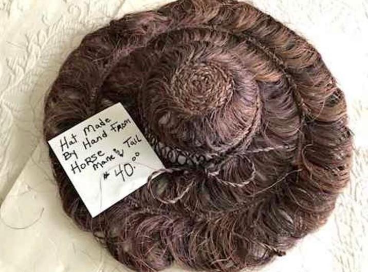 Hat Made By Hand From HORSE Mane & Tail *40.00