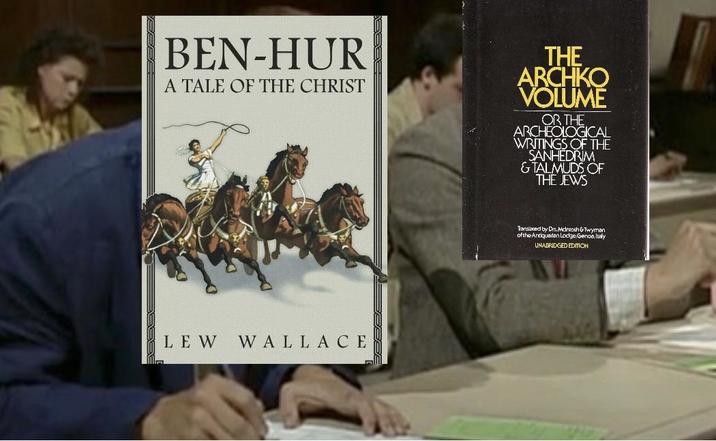 BEN-HUR A TALE OF THE CHRIST LE W WALLACE THE ARCHKO VOLUME OR THE ARCHEOLOGICAL WRITINGS OF THE SANHEDRIM & TALMUDS OF THE JEWS Translated by l of the Alodgeval UNABRIDGED EDMON