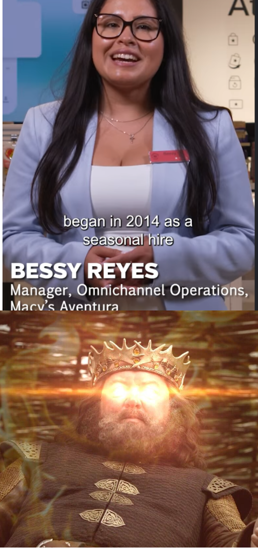 A began in 2014 as a seasonal hire BESSY REYES Manager, Omnichannel Operations, Macy's Aventura