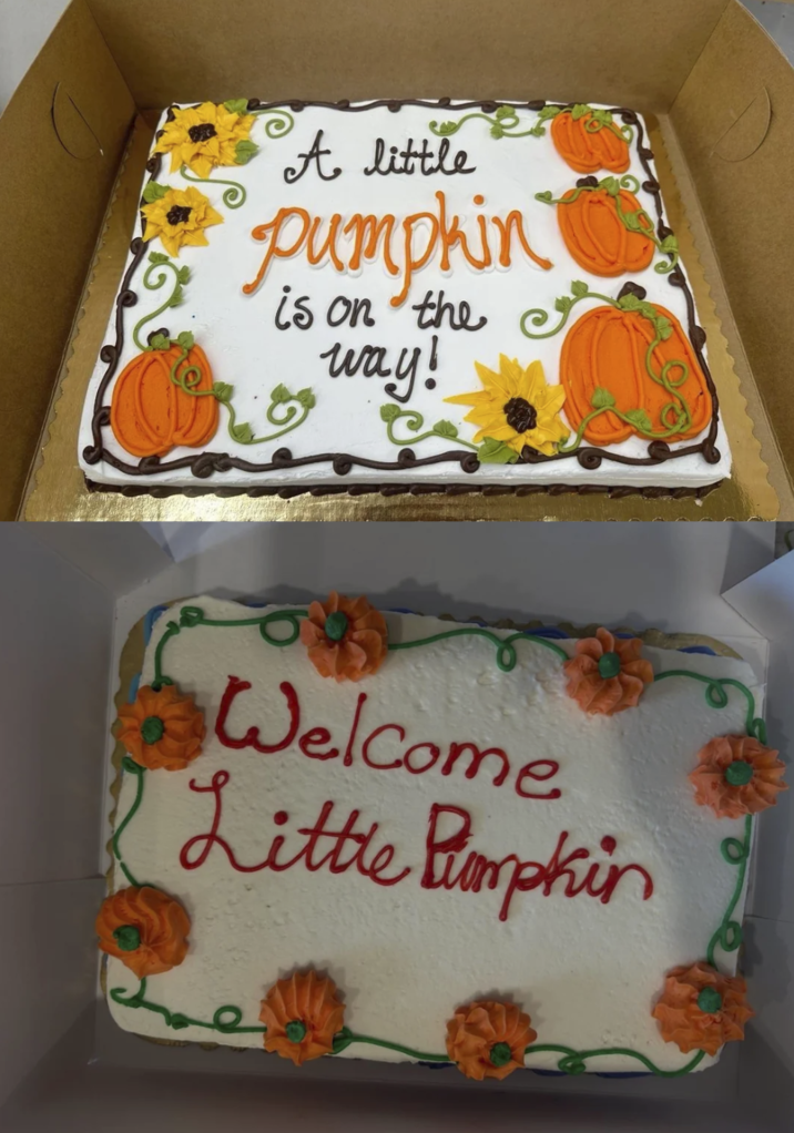 A little Pumpkin is on the way! Welcome Little Pumpkin