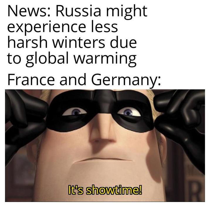 News: Russia might experience less harsh winters due to global warming France and Germany: It's showtime! R