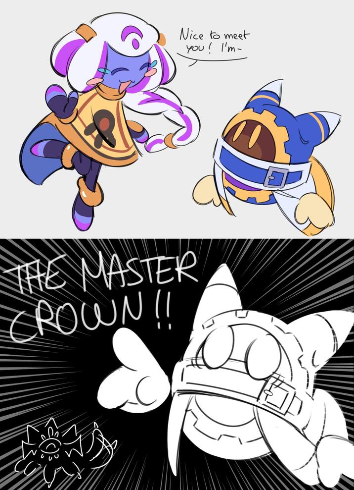 Nice to meet you! I'm- THE MASTER CROWN!!